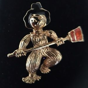 Jack-o’-lantern Scarecrow Costume Jewelry Halloween brooch‎ pin
